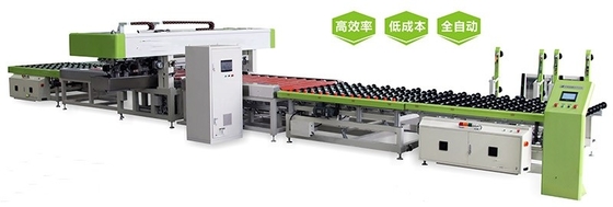 China PLC steuern Glaskantenschleifmaschine für den Rand des Glas-4, der 0-25m/Minute abschrägt fournisseur