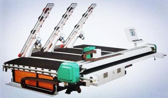 China Integrierte CNC-Glasschneiden-Maschine, Glasform-Schneidemaschine mit den Einrückarmen fournisseur